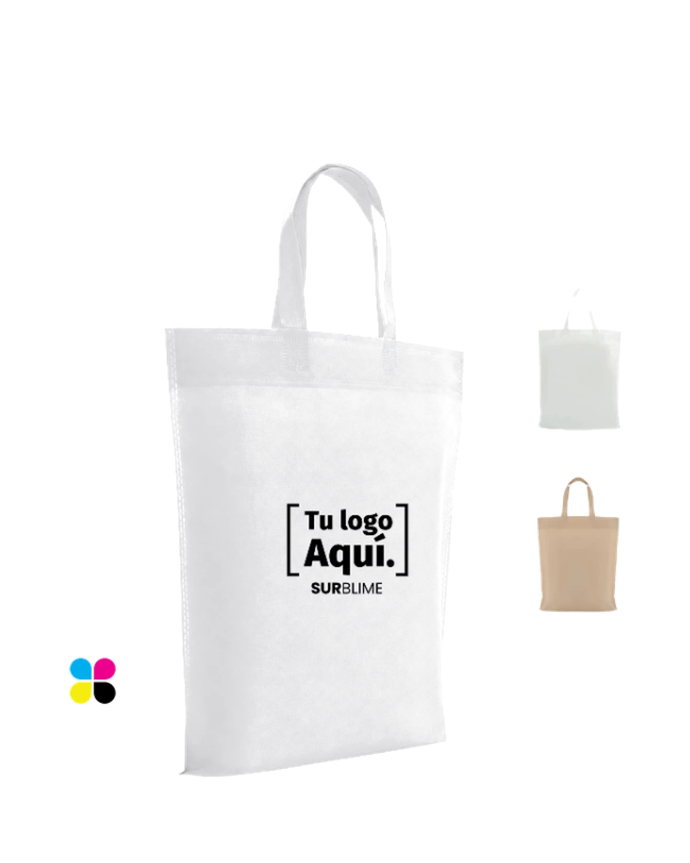 Imagen de BOLSA FRISELINA C/MANIJAS P/3 Botellas