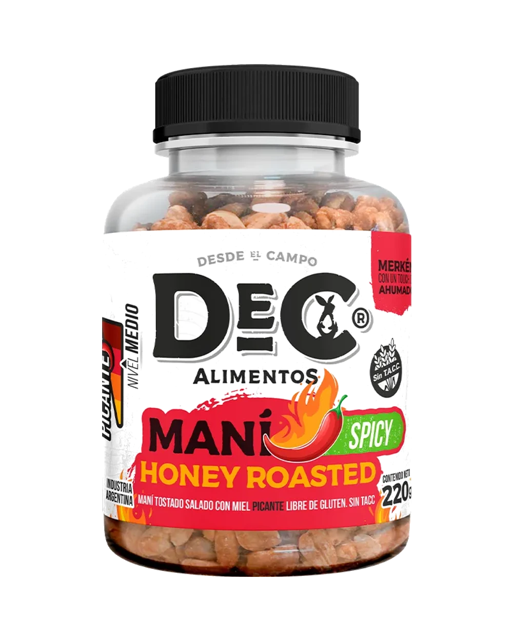 Imagen de DEC Maní Honey Roasted Spicy x 220gr