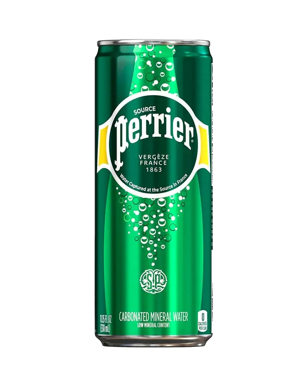 Imagen de PERRIER Agua Mineral c/gas lata x 250cc