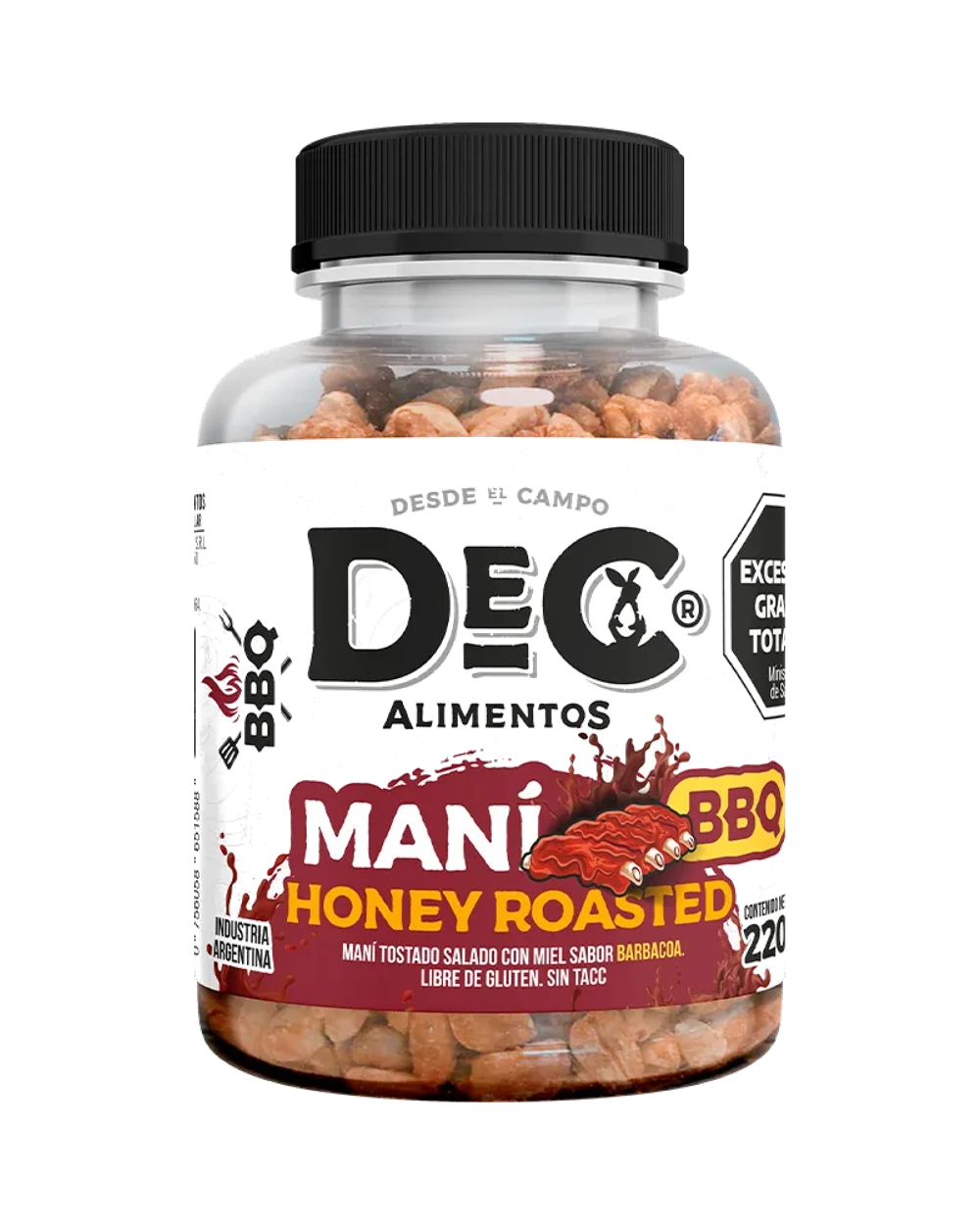 Imagen de DEC Maní Honey Roasted BBQ  x 75gr